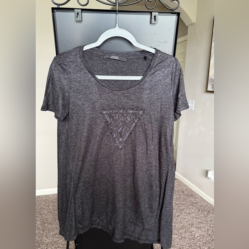 Guess Women's Gray T-Shirt